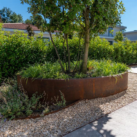 Adezz Corten Steel Elipse Planter (7568511860929)