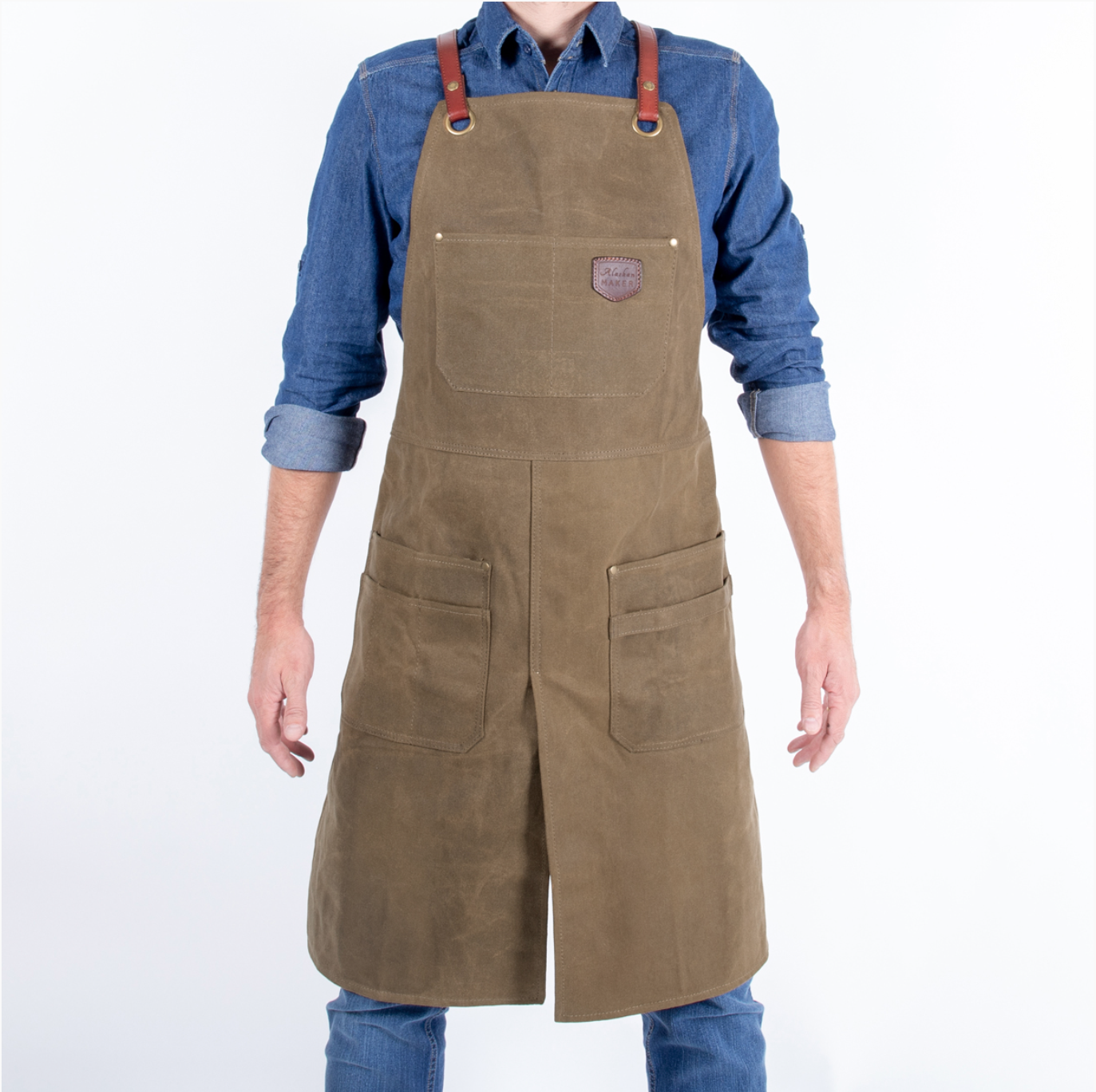 ALASKAN MAKER Gardener's long split apron