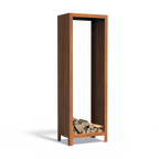 Forno Corten Steel Upright Log Store (6912705462465)