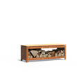 Forno Corten Steel Log Store Seat (5718249177252)