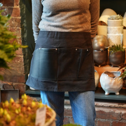 Risdon & Risdon Black Collection Gardener's Waist Apron (7566425391297)