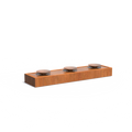 Adezz Corten Steel Rectangular Water Bowl Table (7570266456257)