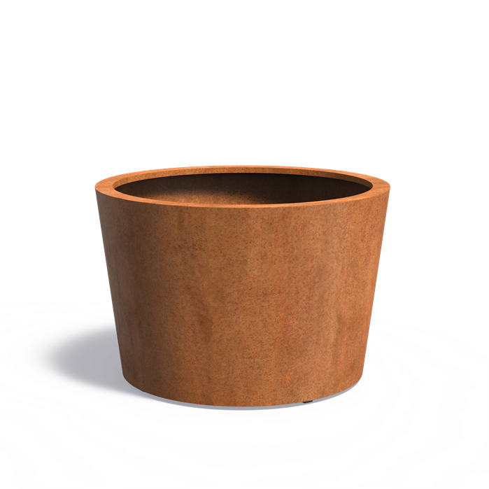 Corten Steel Conic Planter (7568296640705)