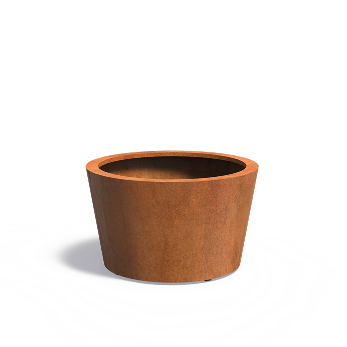 Adezz Corten Steel Conical Planter (7568296640705)