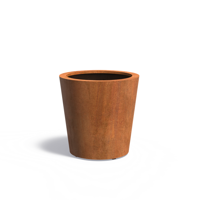 Adezz Corten Steel Conical Planter (7568296640705)