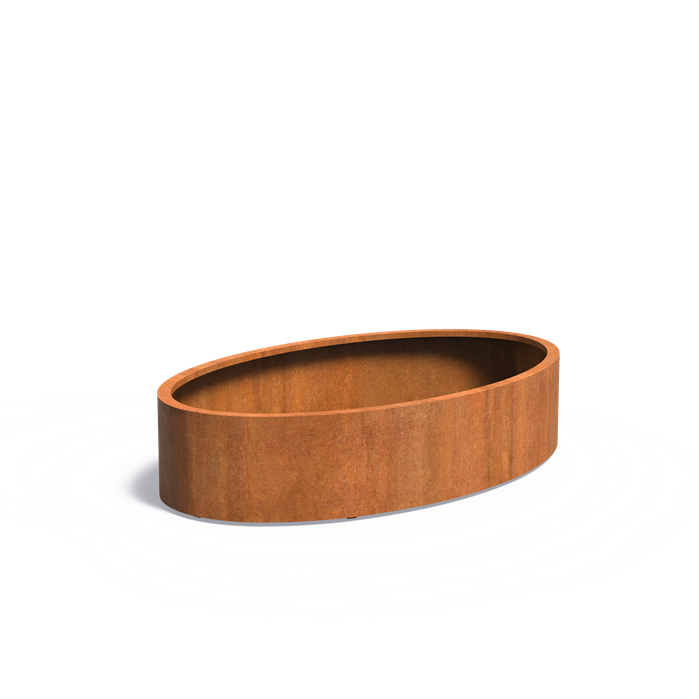Adezz Corten Steel Elipse Planter (7568511860929)