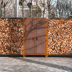 Corten Steel Logger Store Cupboard (7603016040641)