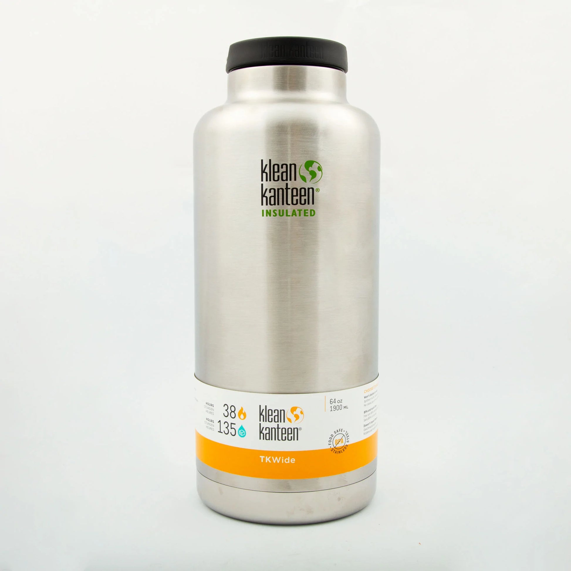 Klean Kanteen Insulated TKWide 64oz Brushed Stainless
