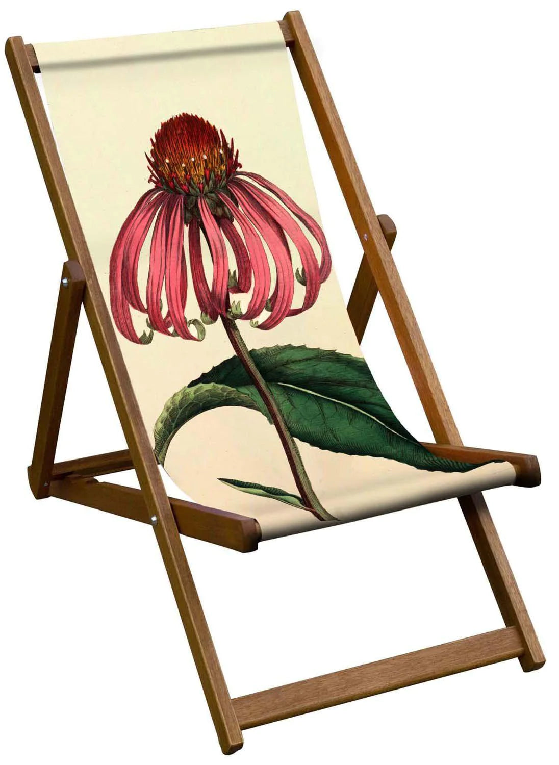Oiled Birch Garden Deckchair Botanical Collection (7685965447361)