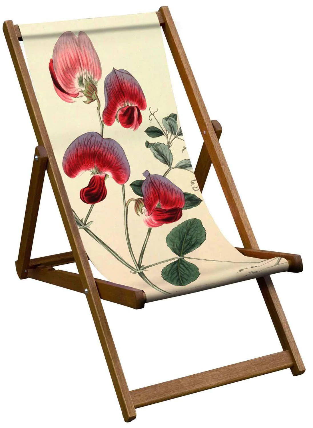 Oiled Birch Garden Deckchair Botanical Collection (7685965447361)