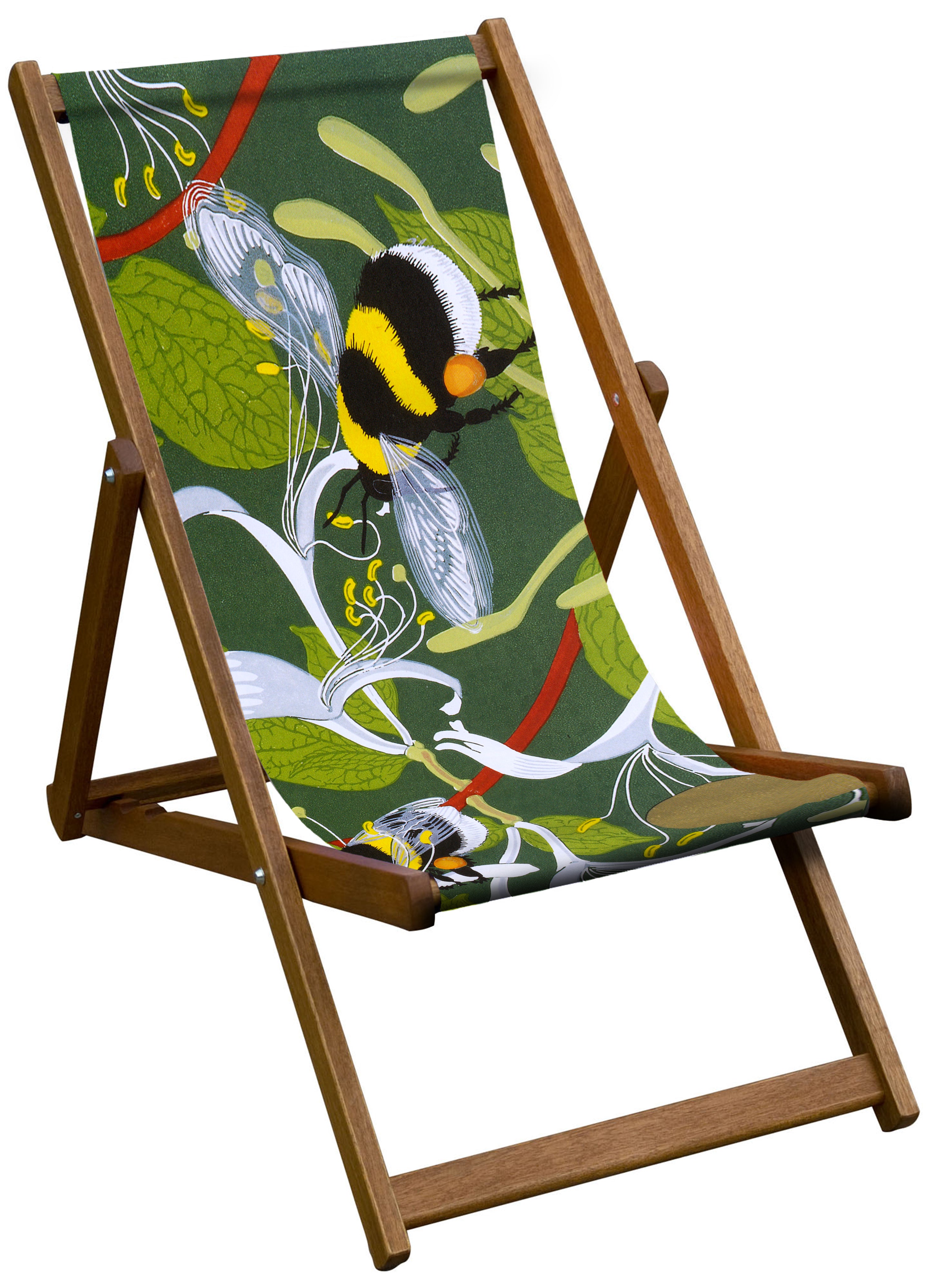 Oiled Birch Garden Deckchair Robert Gilmore Collection (7685364449473)