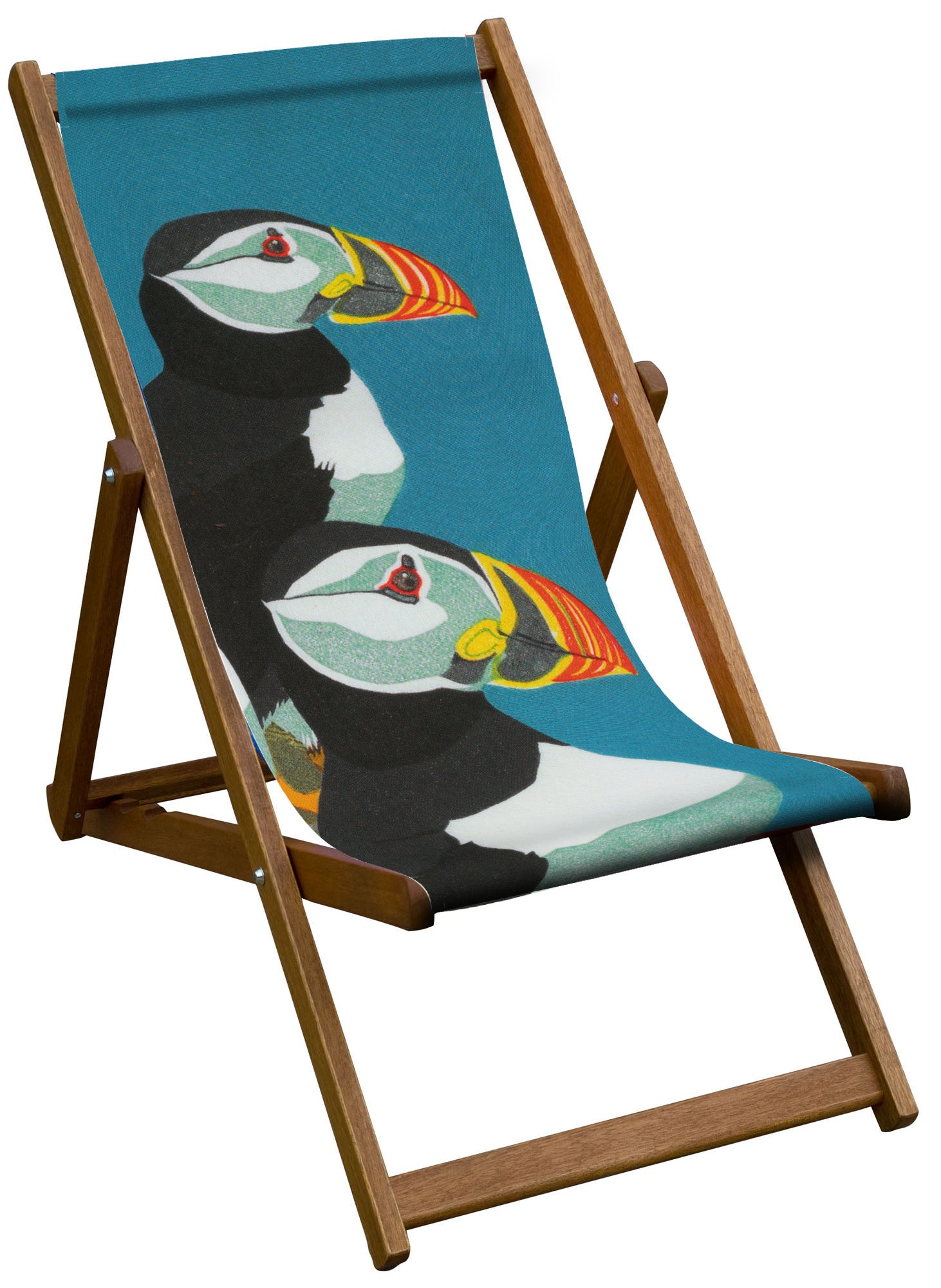 Oiled Birch Garden Deckchair Robert Gilmore Collection (7685364449473)