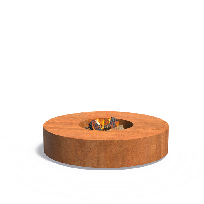 FORNO Corten Steel Round Fire Table