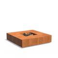 FORNO Corten Steel Square Fire Table (7568176021697)
