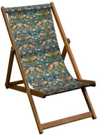 Oiled Birch Garden Deckchair William Morris Collection (7685096898753)