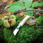 Opinel No.7 Chestnut & Garlic Knife (7599936307393)